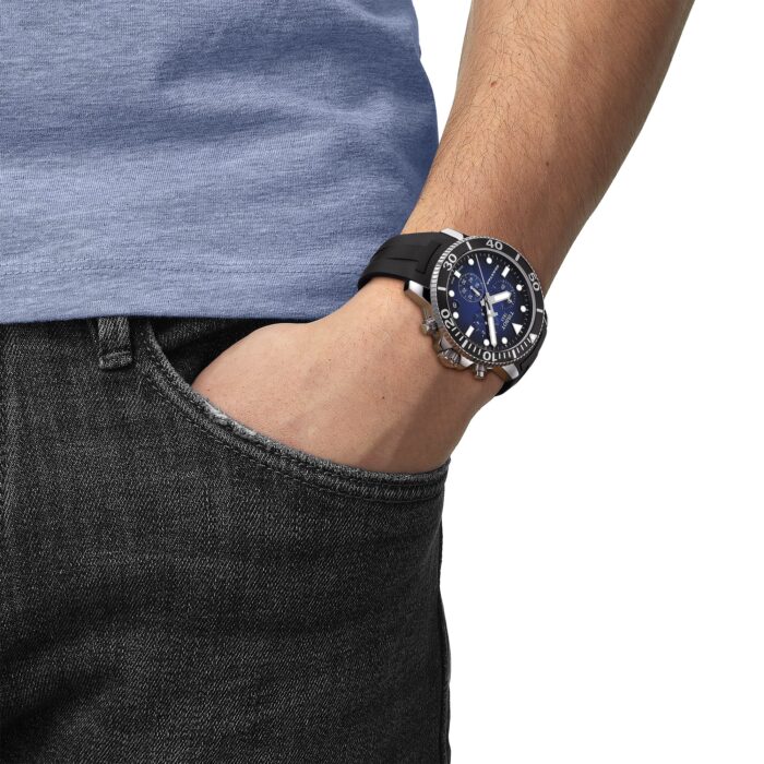 Tissot Seastar 1000 Chronograph Men's Blue Watch - T120.417.17.041.00 - Image 5